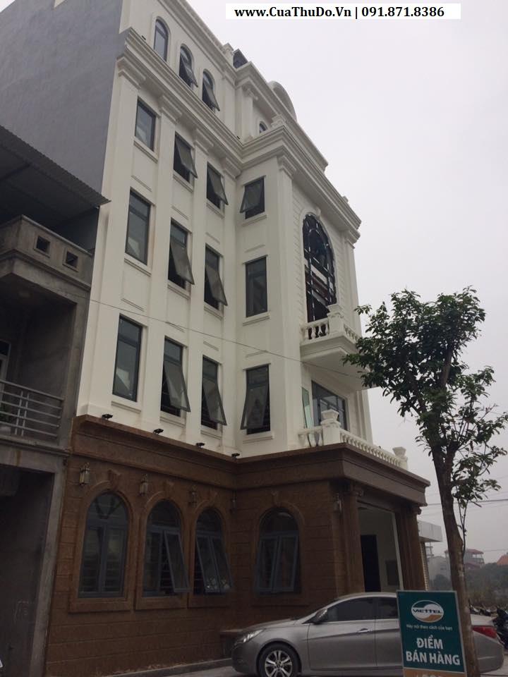 Thi công cửa sổ mở hất nhôm Xingfa tại Từ Sơn, Bắc Ninh