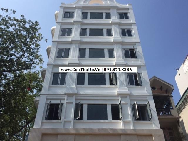 Thi công cửa nhôm Xingfa  tại Building 100 Yên Lãng, Đống Đa, Hà Nội