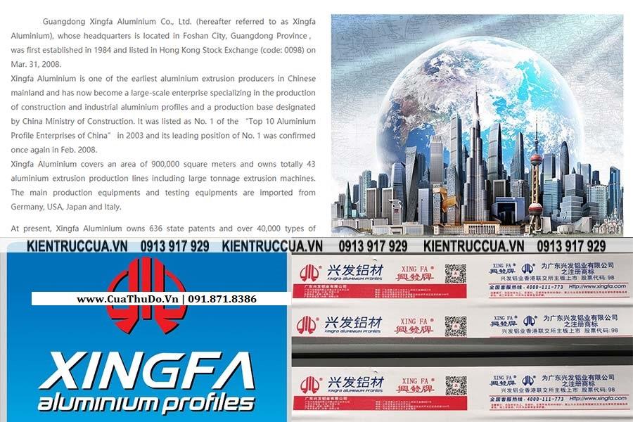 Xingfa Group - Thương hiệu nhôm lớn nhất toàn cầu