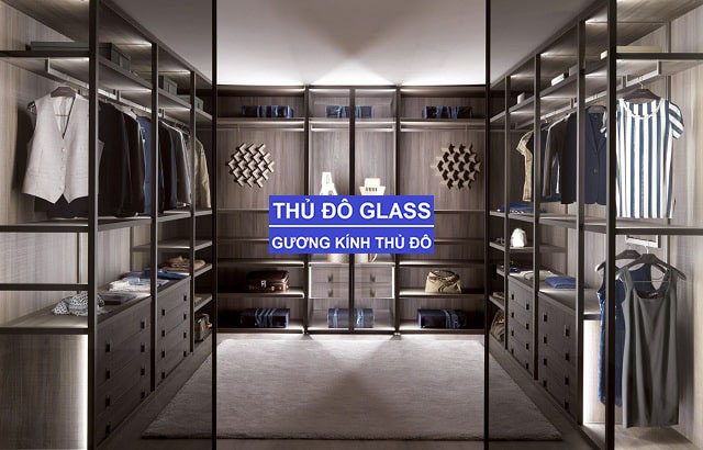 Cánh kính tủ quần áo thiết kế đẹp mang tới tính thẩm mỹ cao